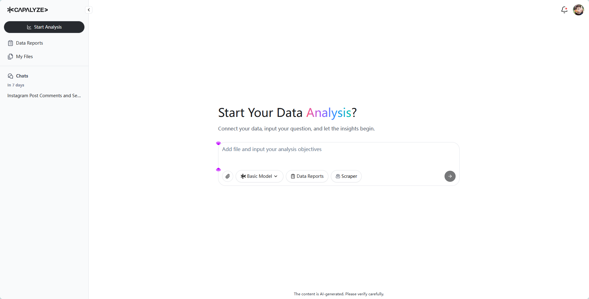 Capalyze chat